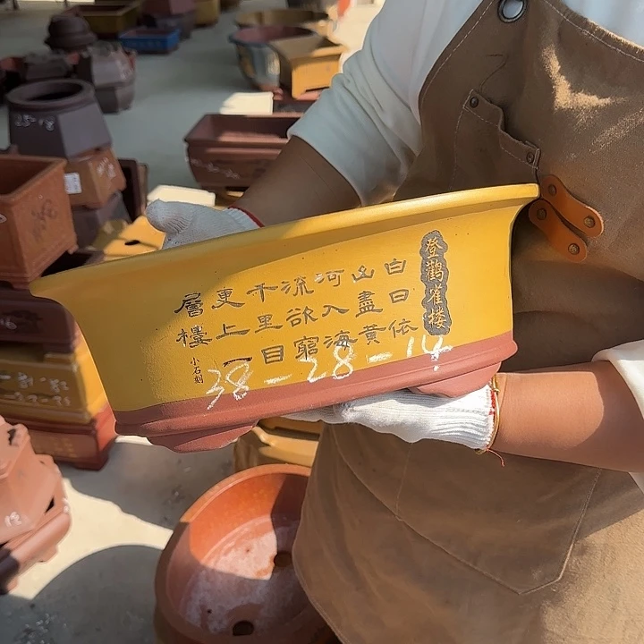 紫砂花盆好喜欢你