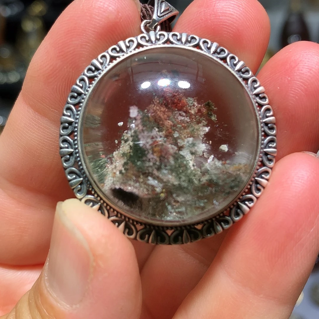 水晶银S925镶嵌珠宝半成品定制款