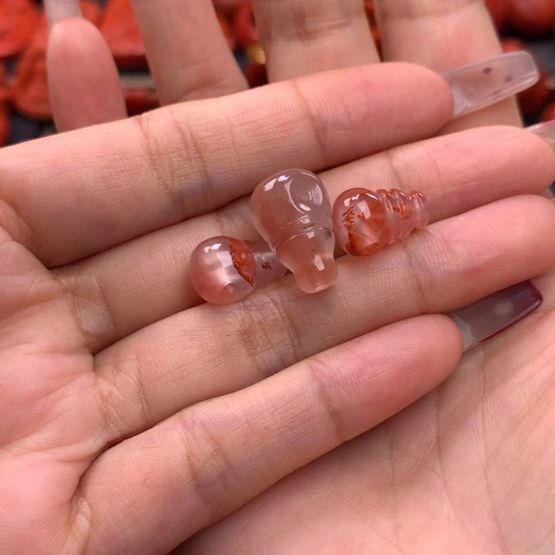 【闪购商品】南红玛瑙冰飘三通未镶嵌哈****笛