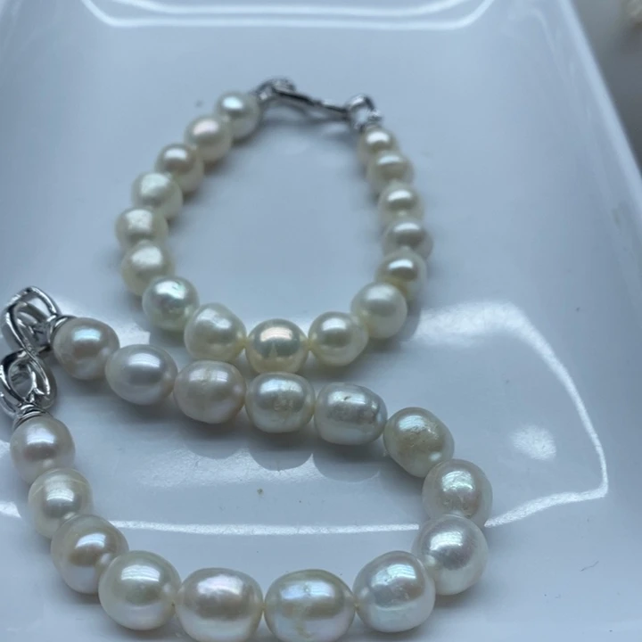合金颈饰淡水珍珠