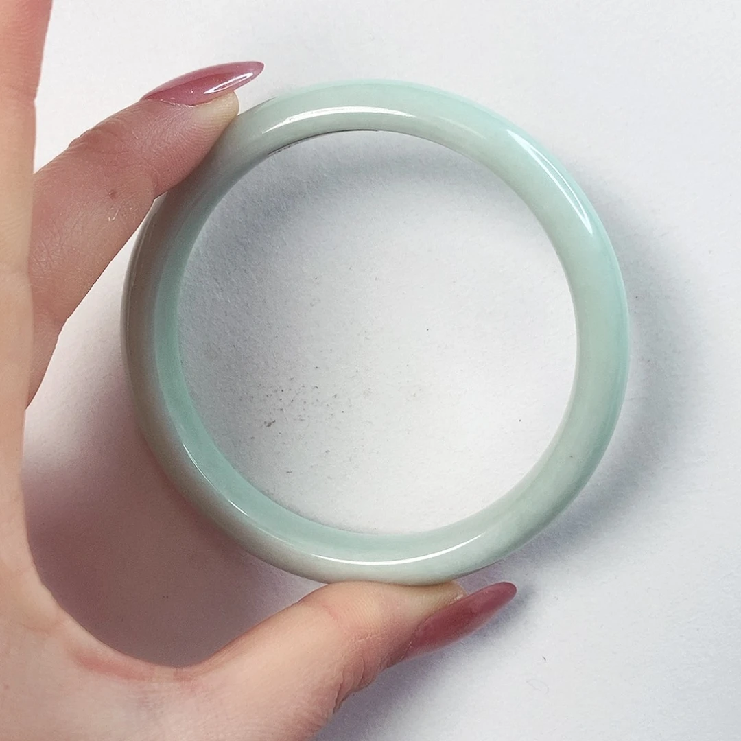 蓝田玉（蛇纹石化大理石玉）手镯未镶嵌默*音