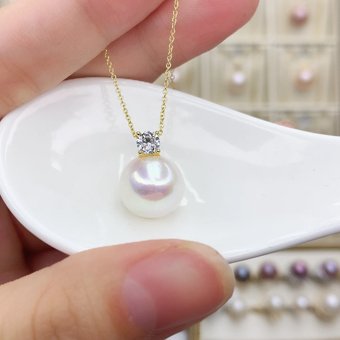 淡水珍珠颈饰合金