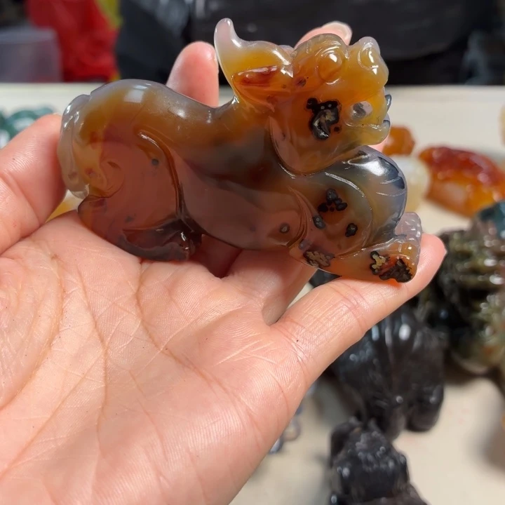 玛瑙/玉髓未镶嵌吊坠(不含链)