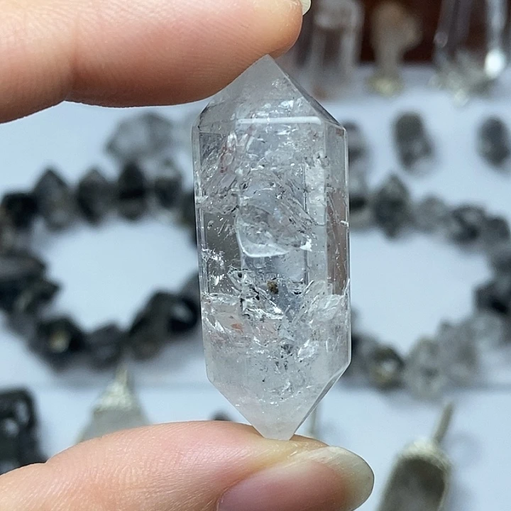 颈饰未镶嵌水晶彩虹爆彩指纹