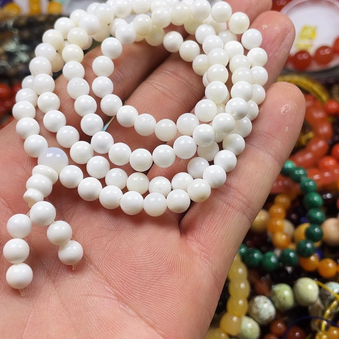 平***心玛瑙/玉髓未镶嵌手链54040