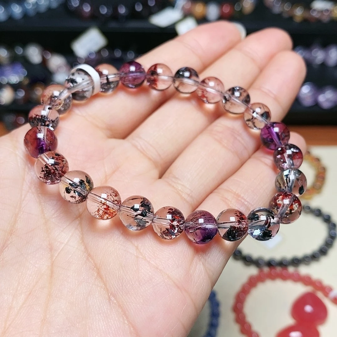 水晶手串未镶嵌超七