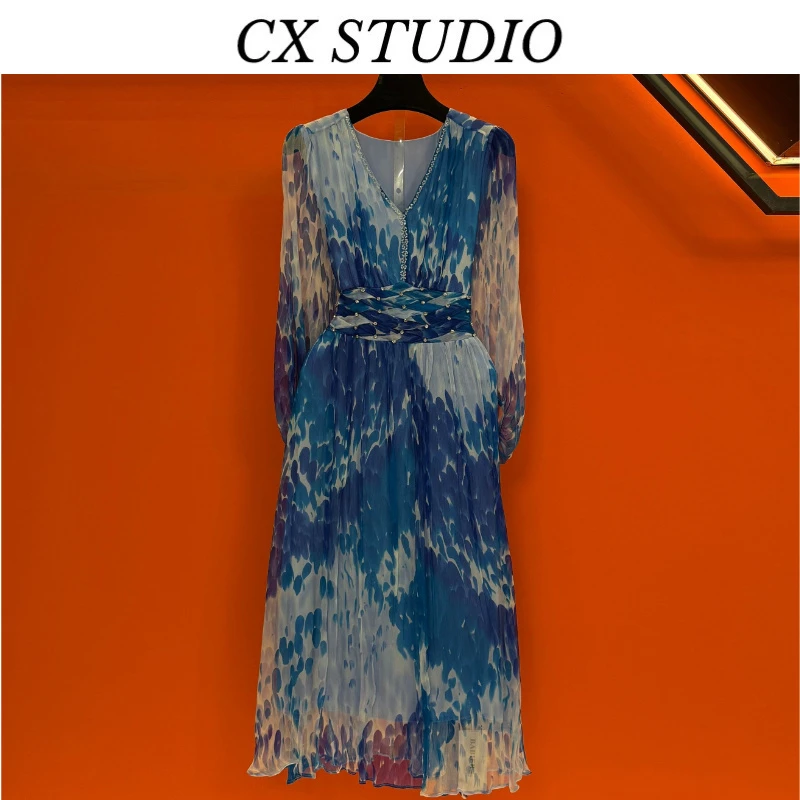 YC编码38 经典收腰轻奢时尚夏季连衣裙（定制女装）CX79