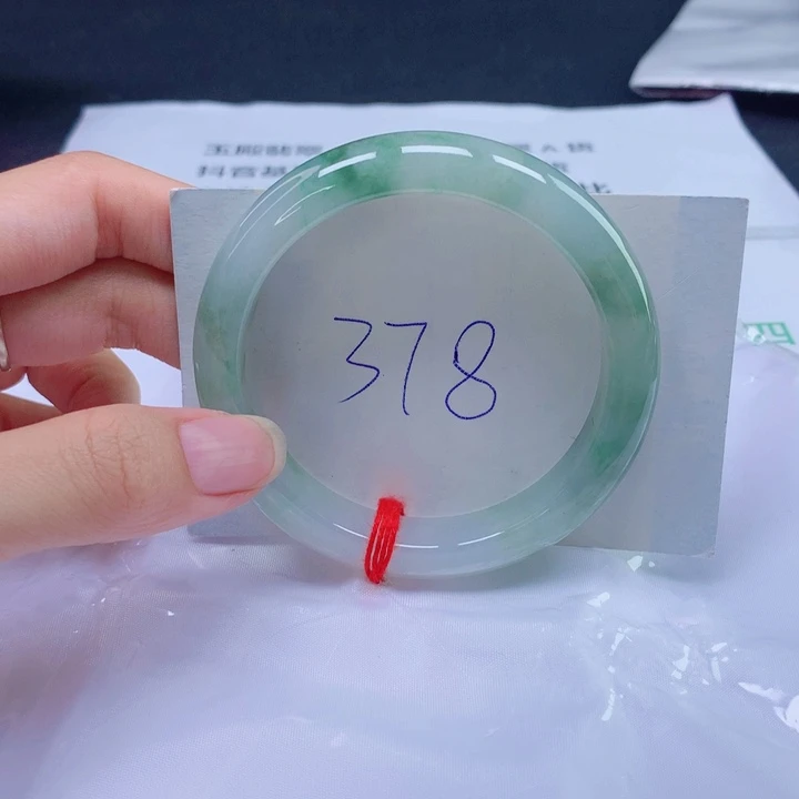 翡翠未镶嵌手镯57圈口