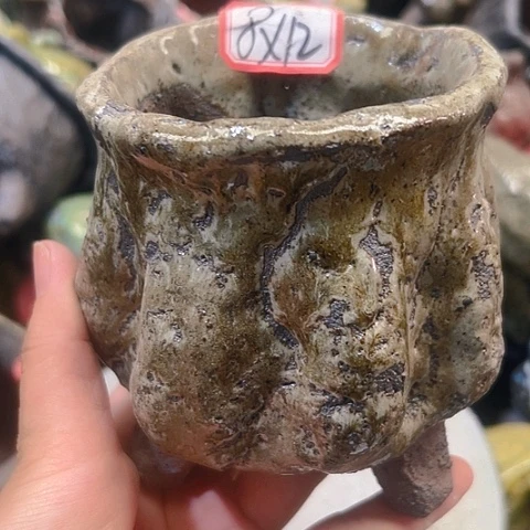 粗陶花盆手工花盆制作