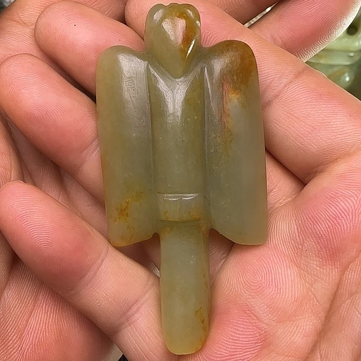 和田玉未镶嵌吊坠(不含链)