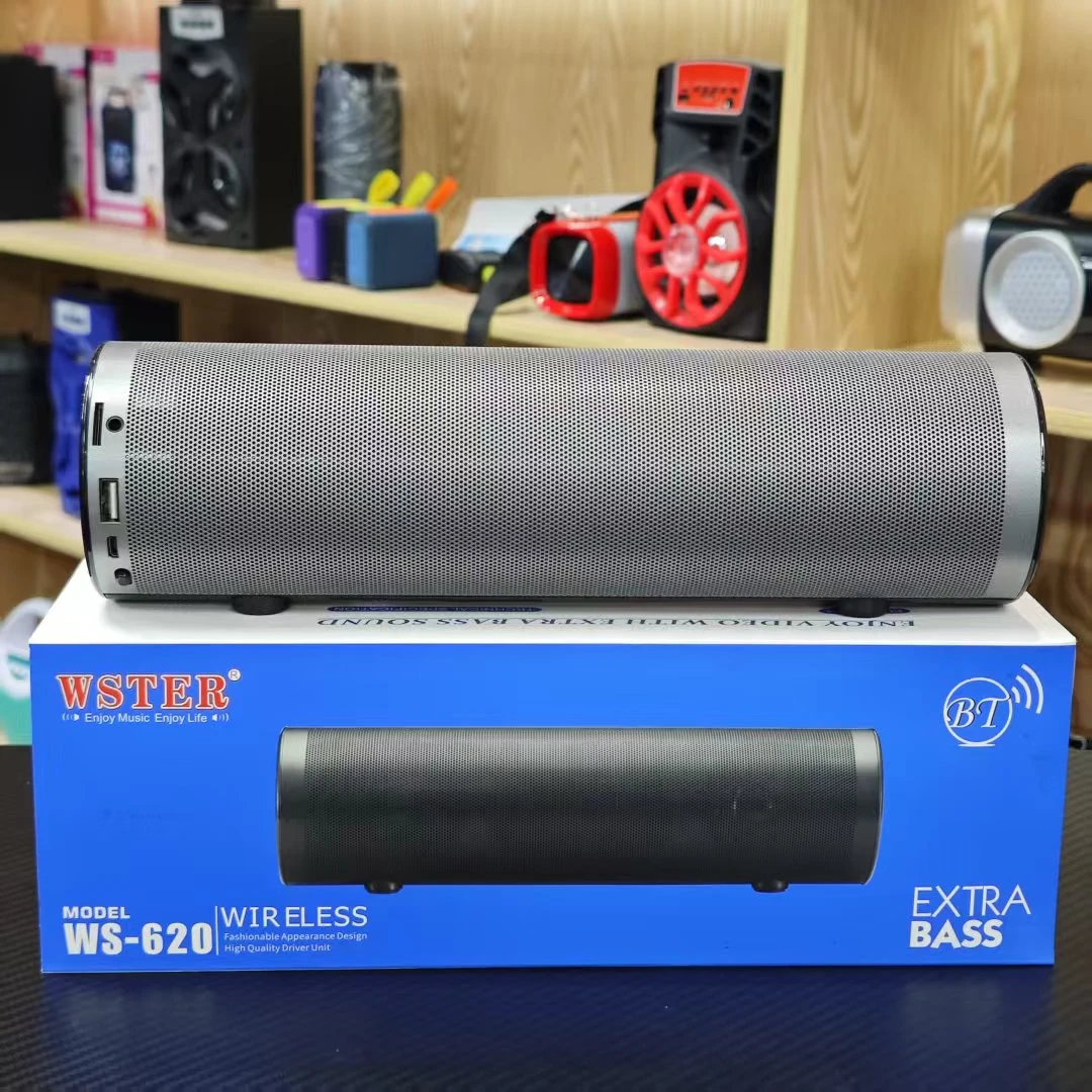 长条声霸金属蓝牙音响低音炮620户外室内便携式无线可插卡优盘