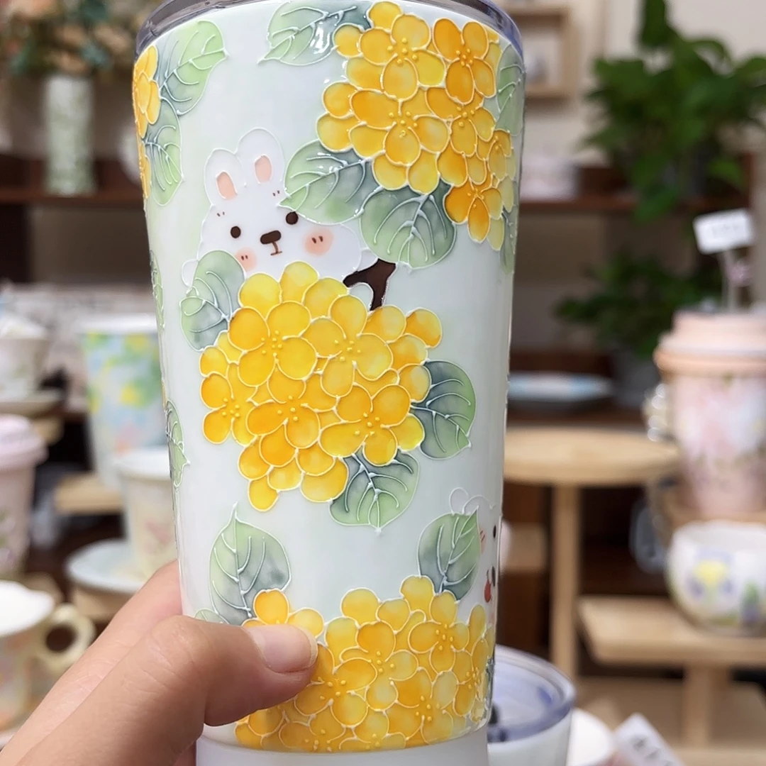 手绘创意高温釉下彩陶瓷