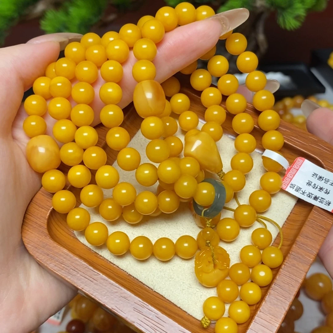 【闪购商品】未镶嵌蜜蜡手链手串