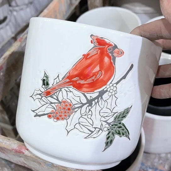 陶瓷外贸尾货多肉绿植陶瓷花盆