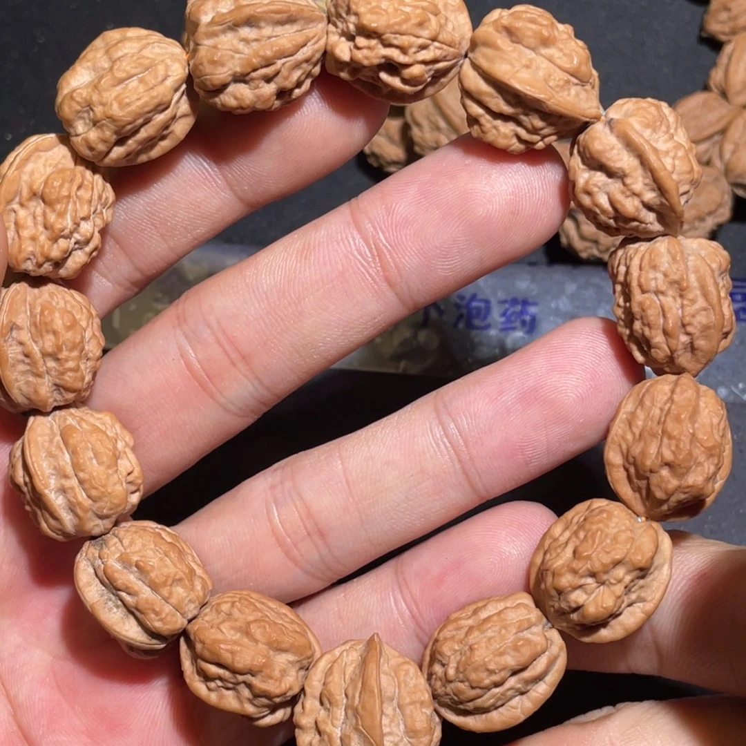 *****文玩核桃手串嵩山蛤蟆头无削尖无泡药无打底17➕