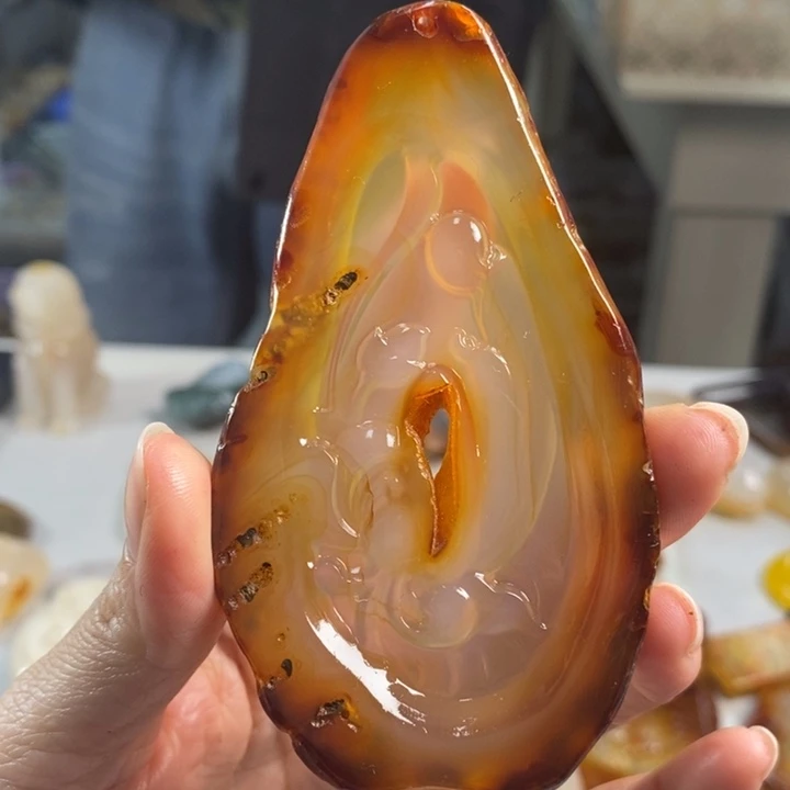 玛瑙/玉髓吊坠(不含链)未镶嵌