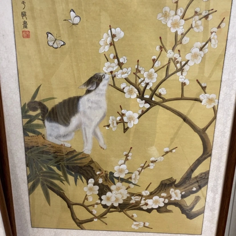【闪购商品】国画手绘国画工笔带框
