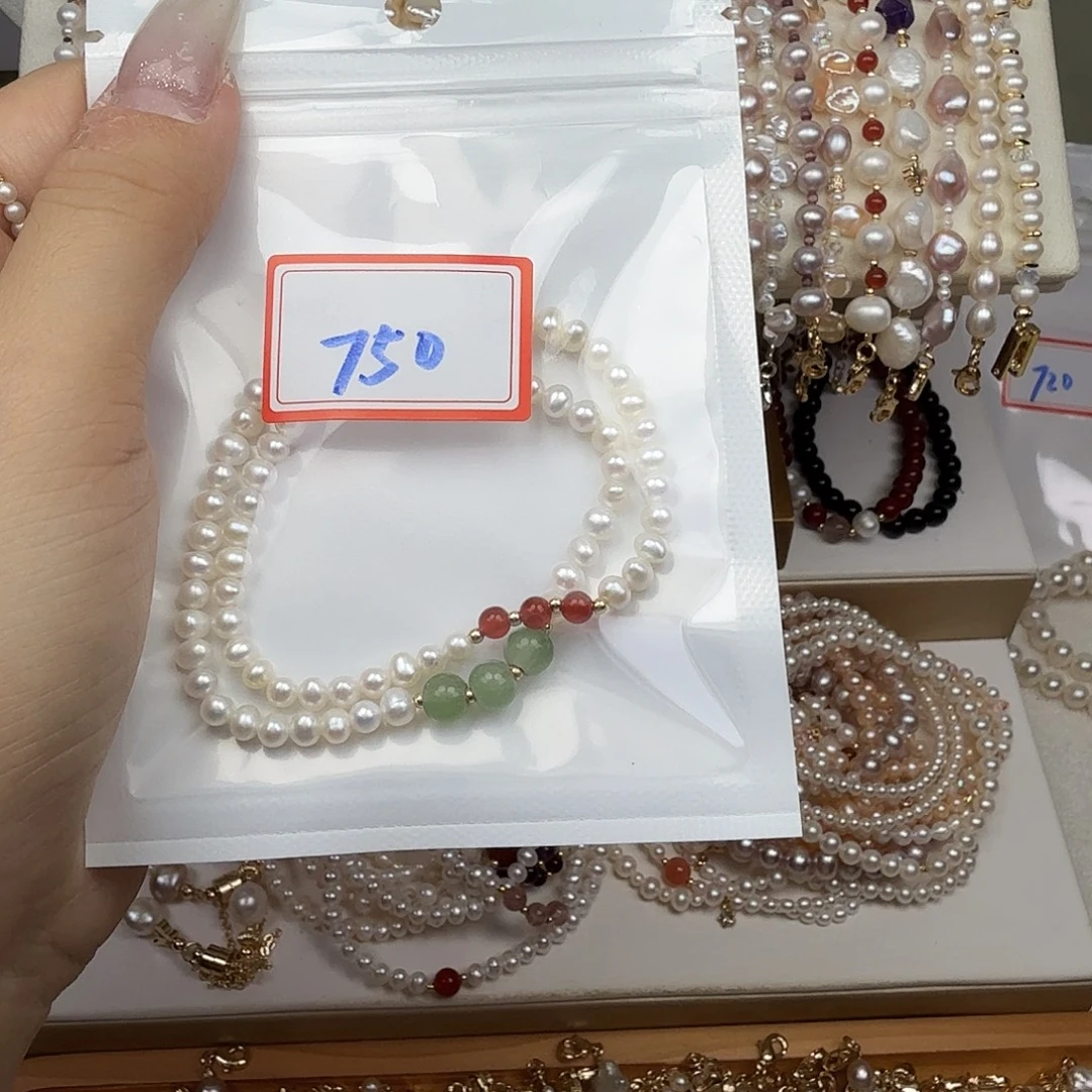 安***兮钛钢手绳淡水珍珠