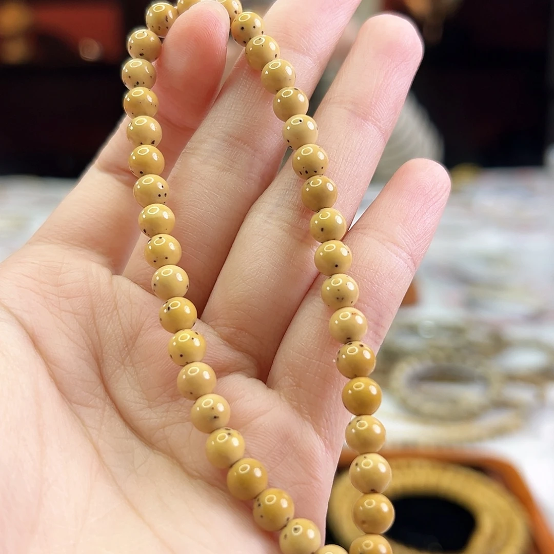 星月菩提手串Fqh6mm找星星 底色打好