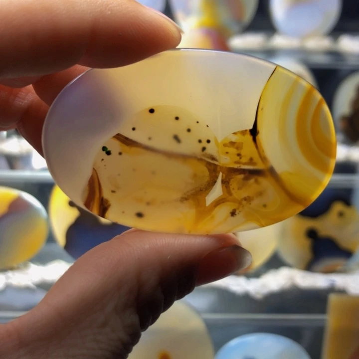 合金玛瑙/玉髓珠宝奇石26有瑕