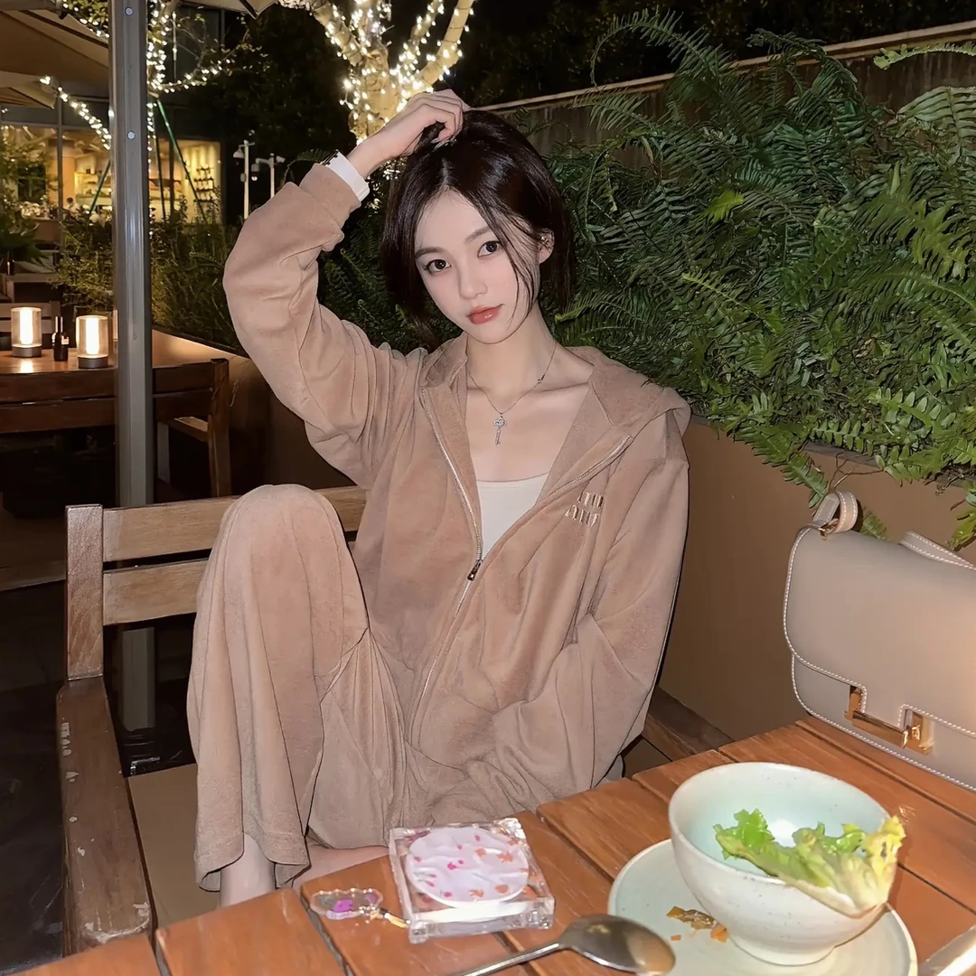 【猫本家】七家卡其慵懒套装