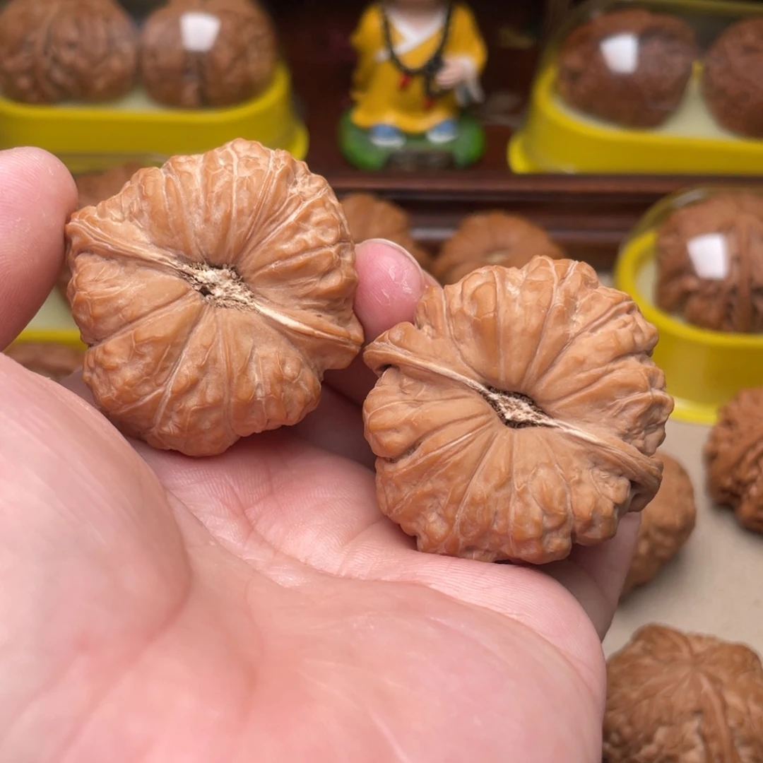 文玩核桃把件B14号45南瓜，卷边