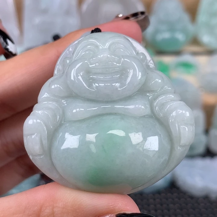 颈饰未镶嵌翡翠佛公