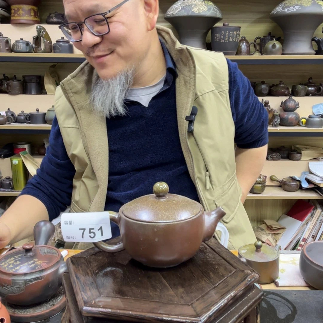 壶彭*伟老韩坭兴陶直播闪购壶