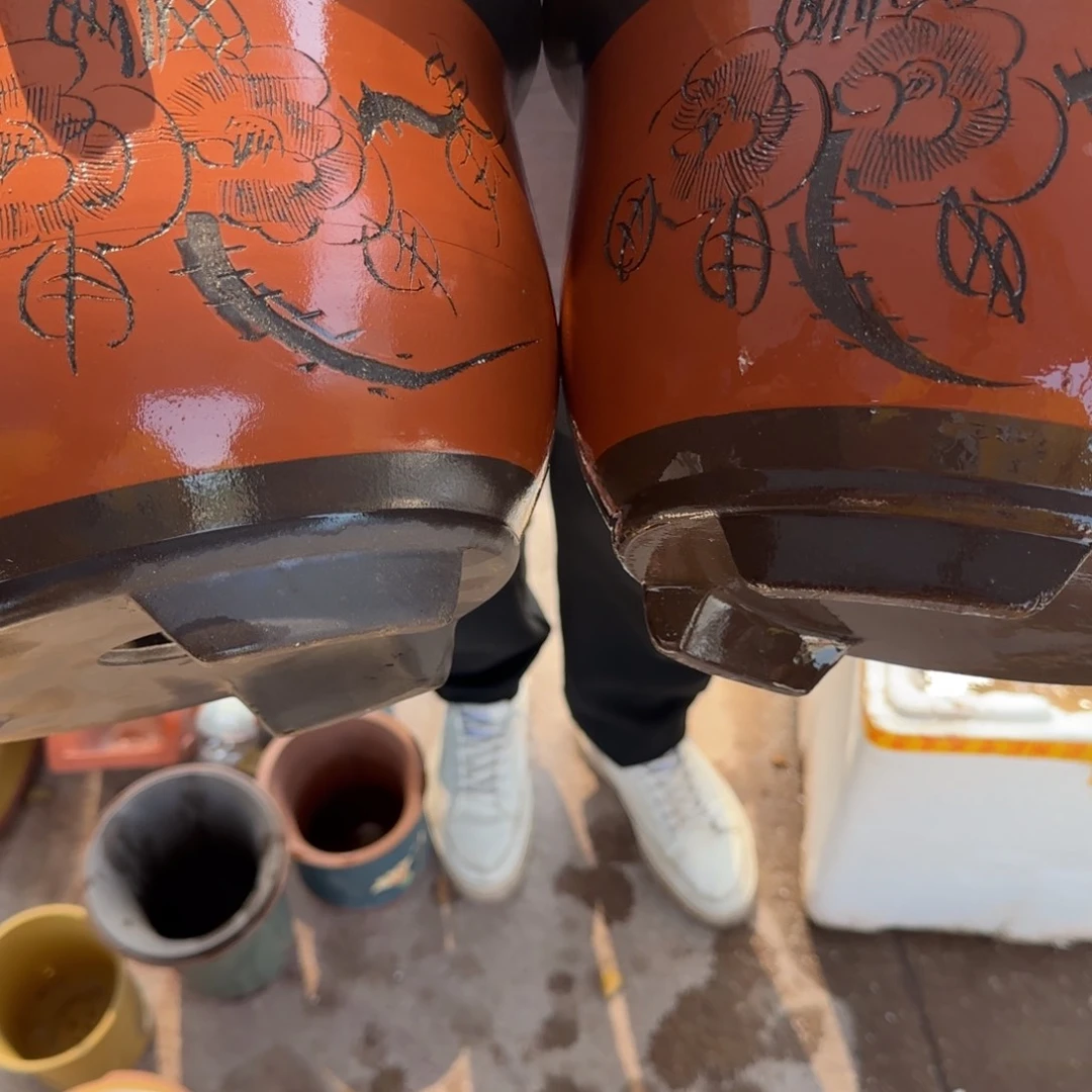 紫砂花盆口径23.14口径