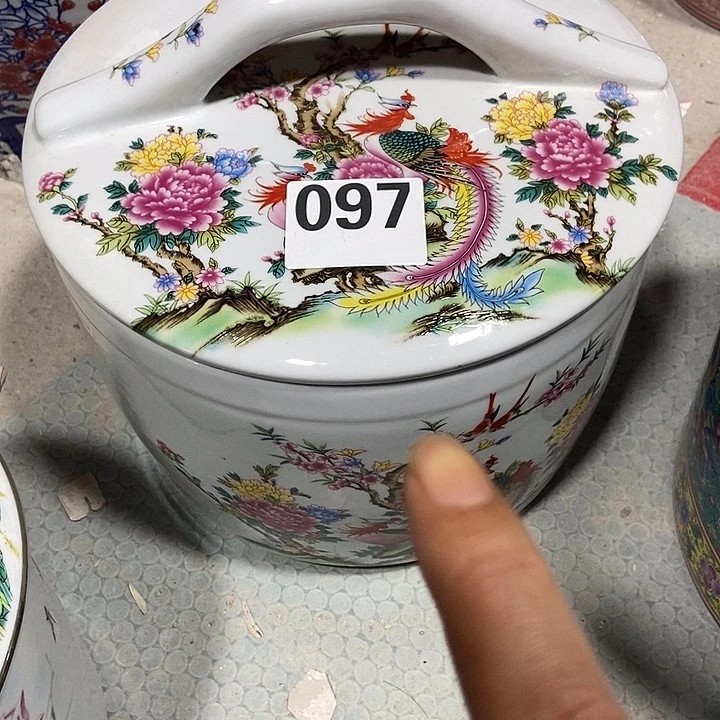 瓷片景德镇陶瓷罐097