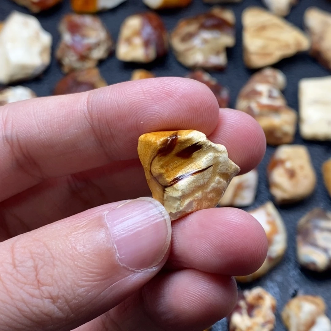 定制琥珀未镶嵌琥珀蜜蜡原石定制