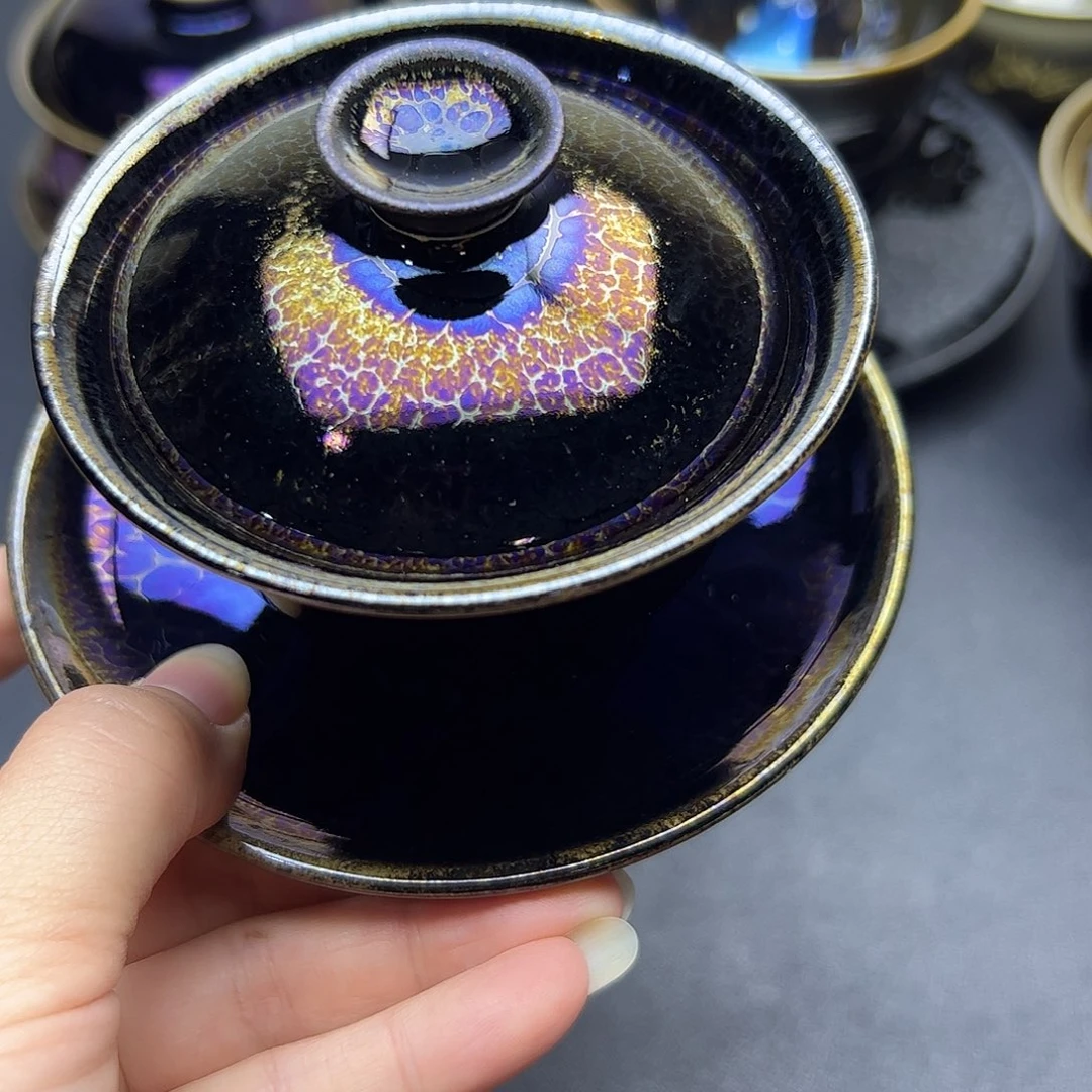 茶盏建窑建盏主人杯微瑕
