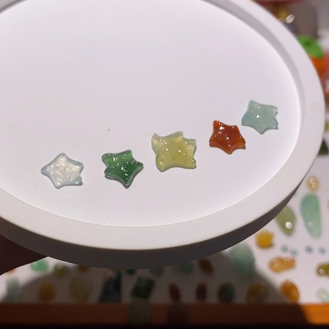翡翠未镶嵌颈饰海星5颗