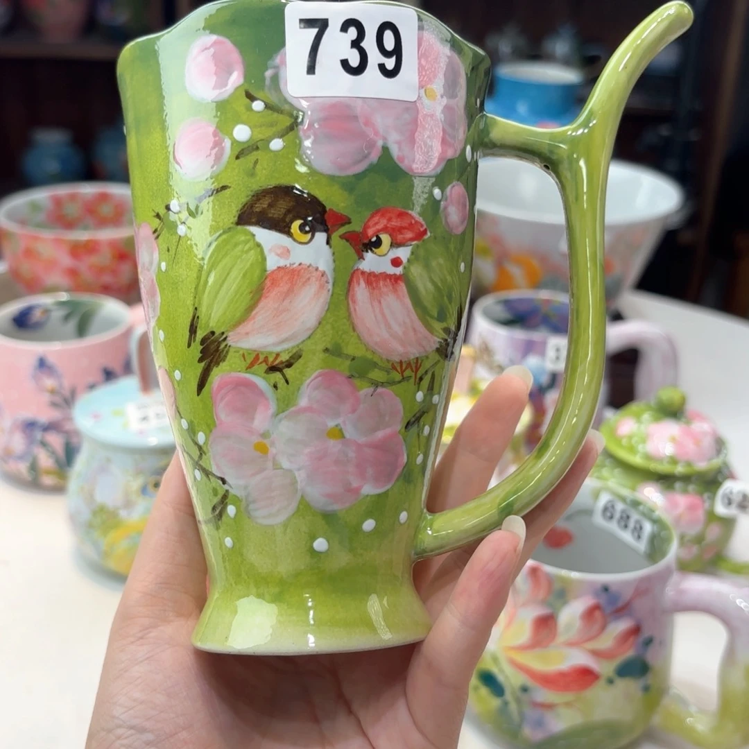 景德镇手绘高温釉下彩陶瓷茶具