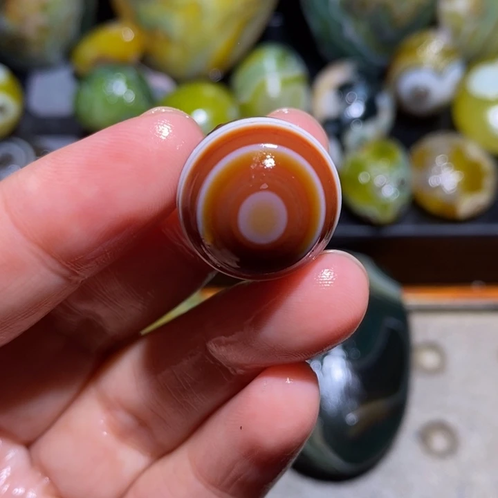 未镶嵌玛瑙/玉髓珠宝半成品心****9