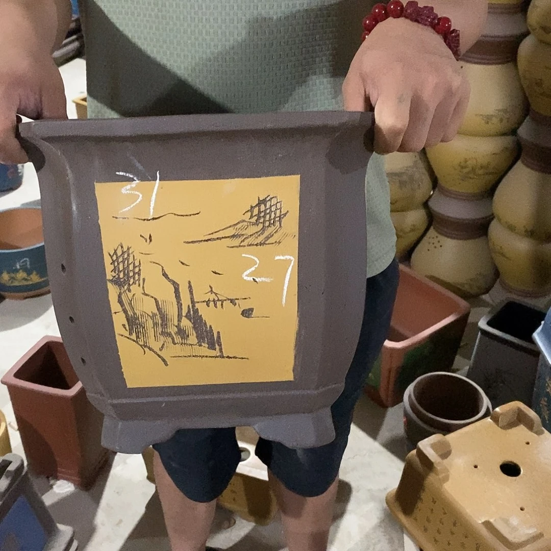 紫砂花盆紫砂花盆