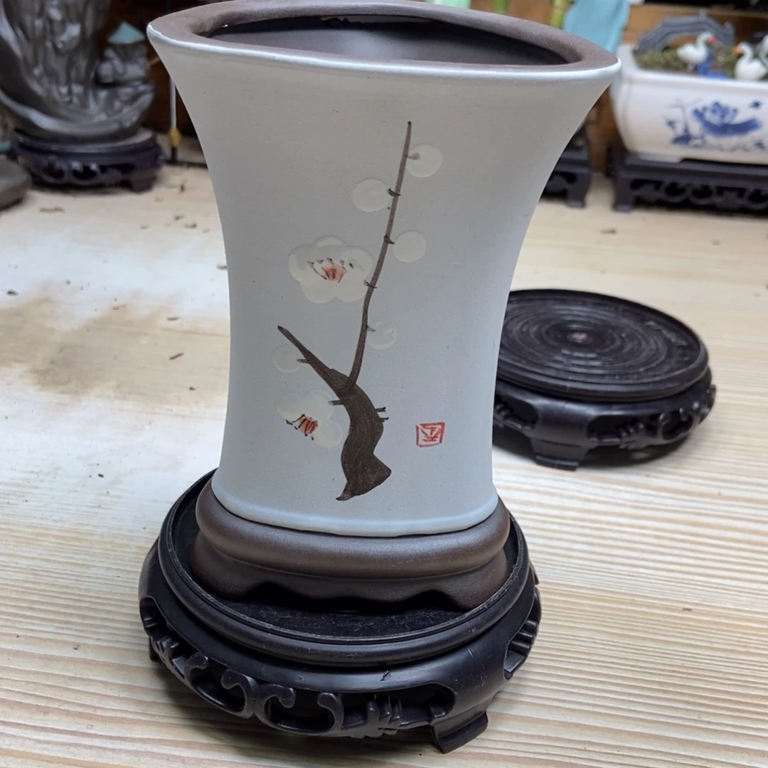 瓷片陶瓷花盆陶瓷艺术