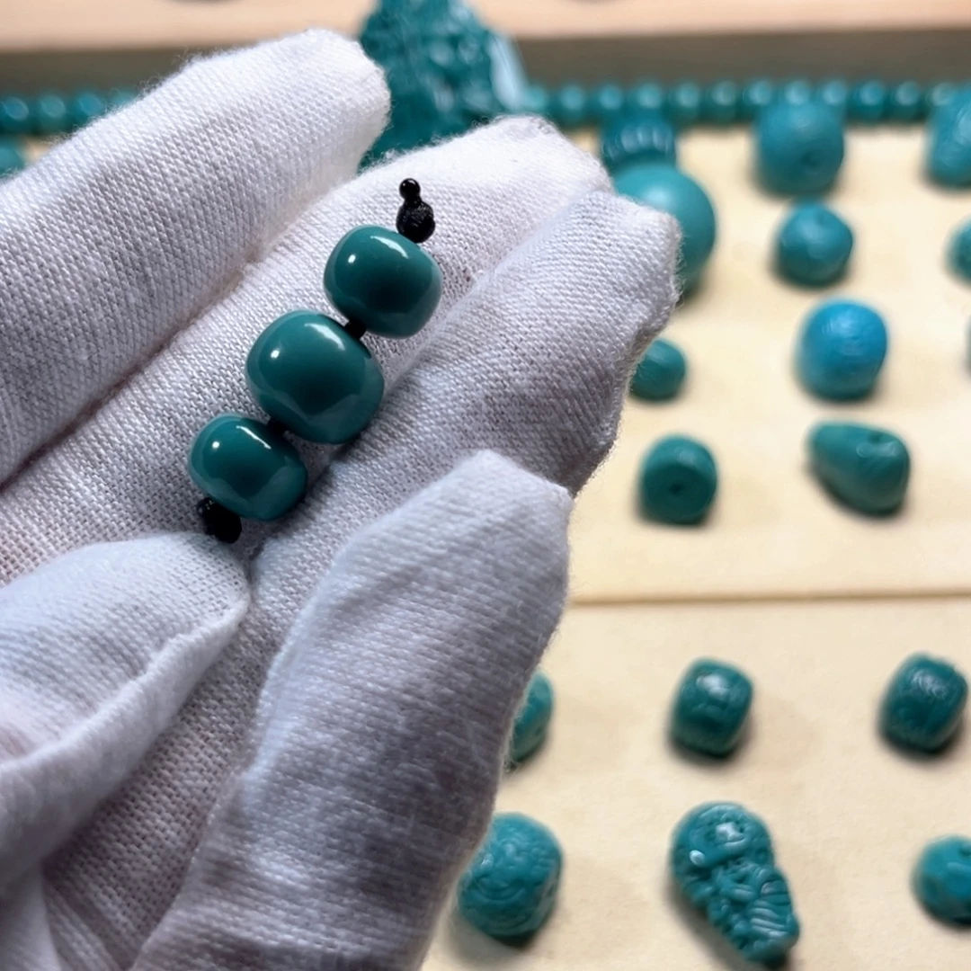 绿松石未镶嵌套珠