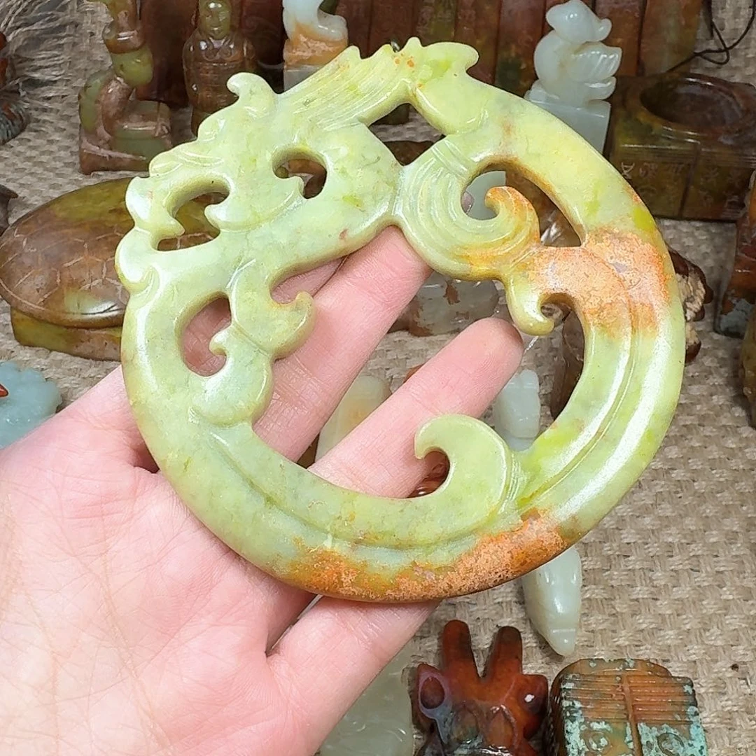 白玉菩提吊坠挂件