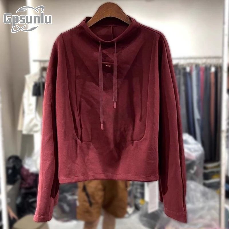 gpsunlu秋季新款简约长袖女韩版时尚宽松小秋冬内搭春秋长袖t恤