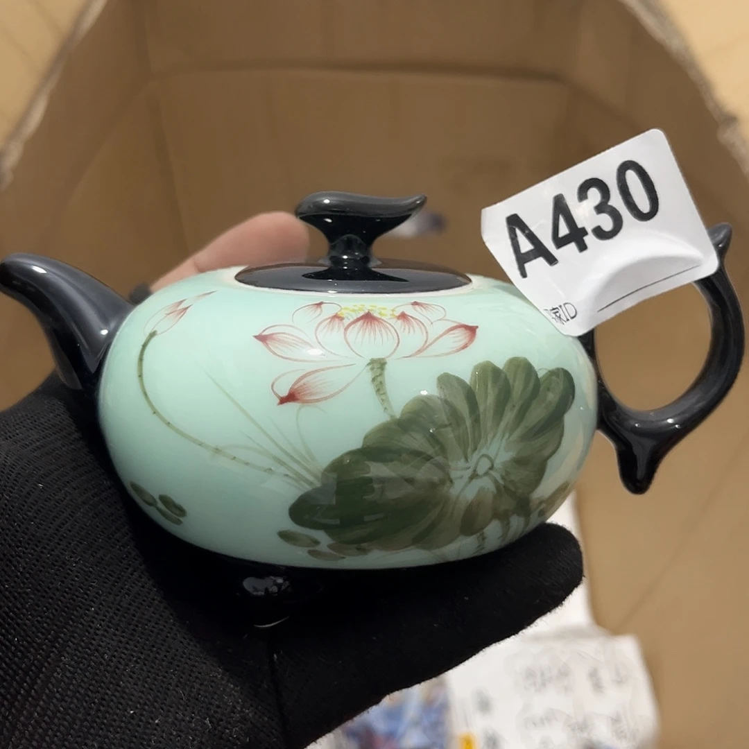 瓷片茶摆件工艺品摆件666