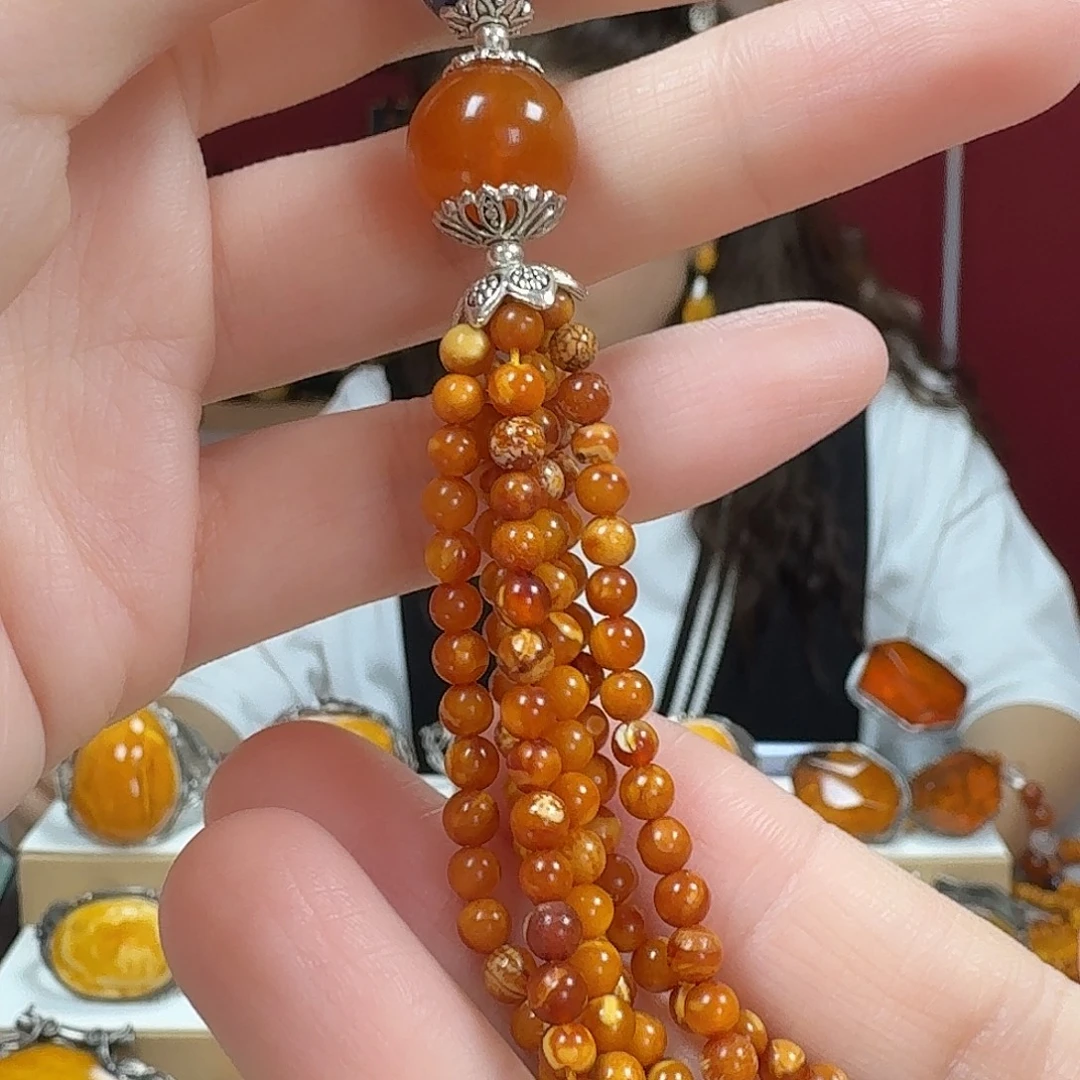 蜜蜡未镶嵌吊坠(不含链)吊坠