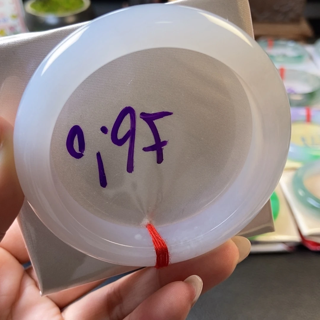 翡翠未镶嵌手镯4白月光