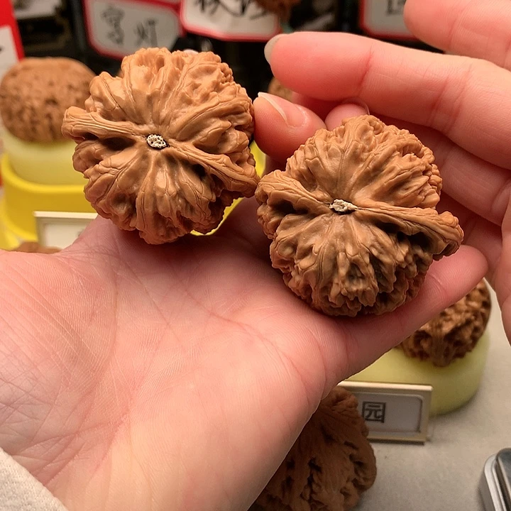 宋***，文玩核桃吊坠46尺粗筋544号