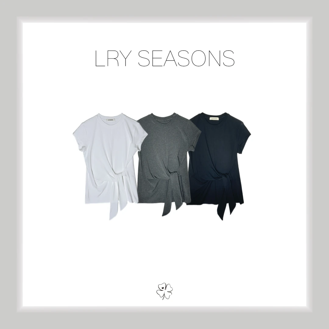 LRY SEASONS |系带设计T恤25178