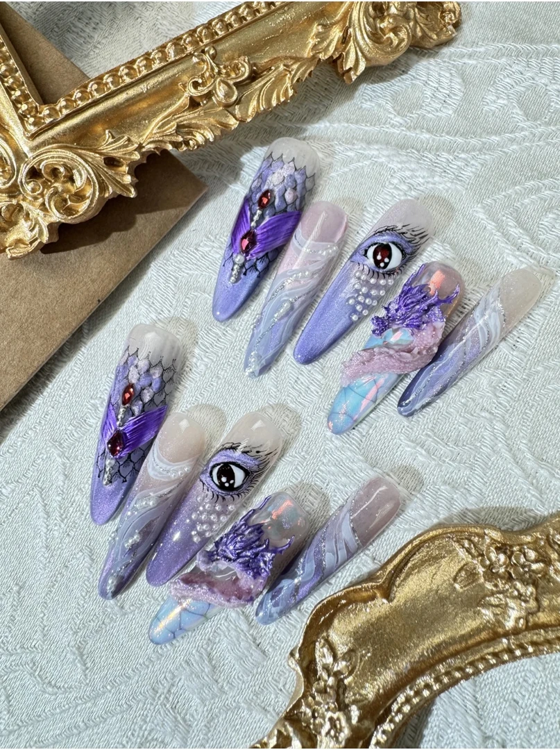 玫希家穿戴甲A级甲单拆