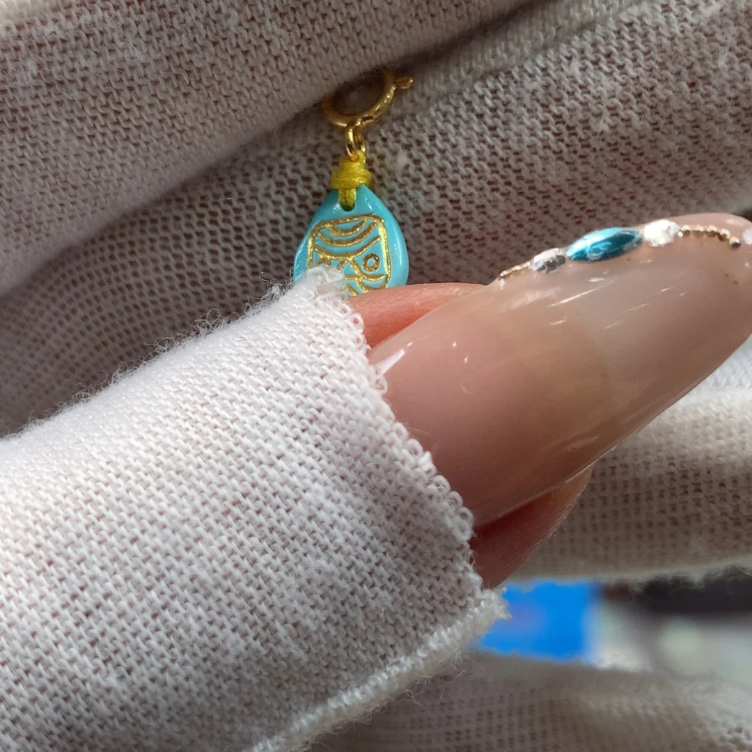 绿松石未镶嵌挂件