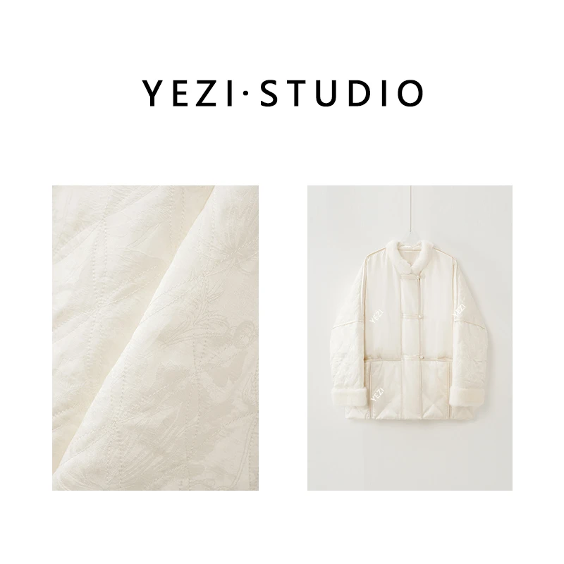 【珠光雅韵】顶奢22姆米桑蚕.丝水貂毛三星鹅绒中式鹅绒服25308023