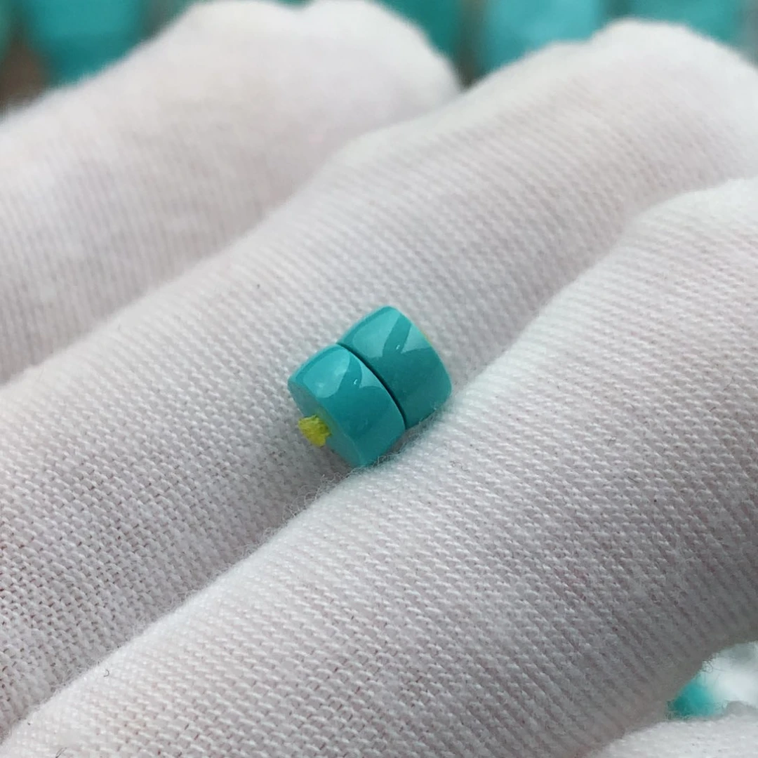 未镶嵌绿松石珠宝奇石5.7mm