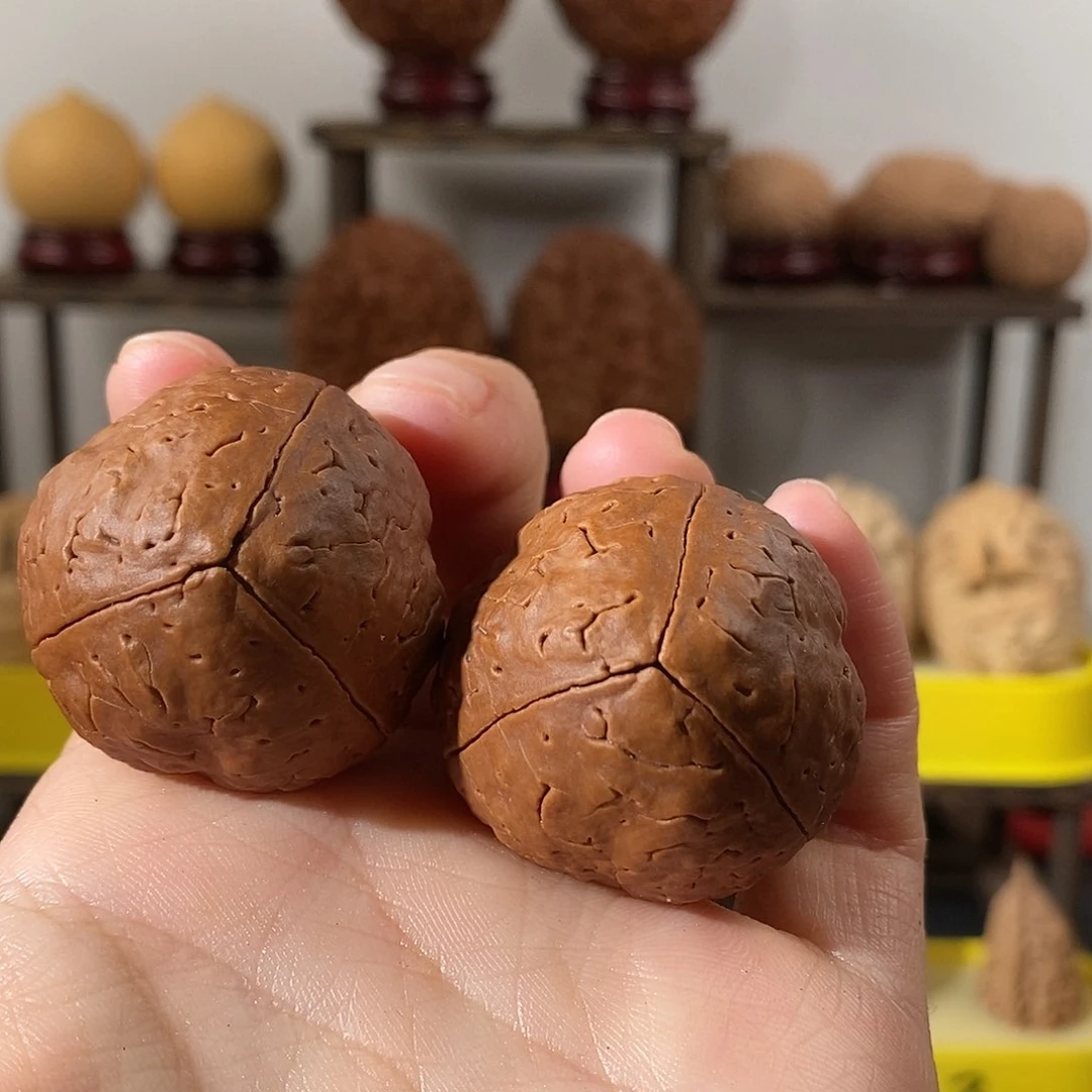 吊坠文玩核桃光头强35